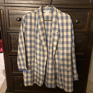 Checkered Blazer